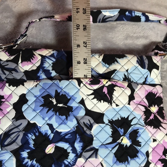 VERA BRADLEY crossbody bag floral purple blue - Picture 4 of 12